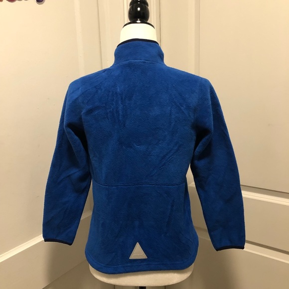 L L Bean blue fleece size 10-12 youth winter wear - Picture 4 of 6